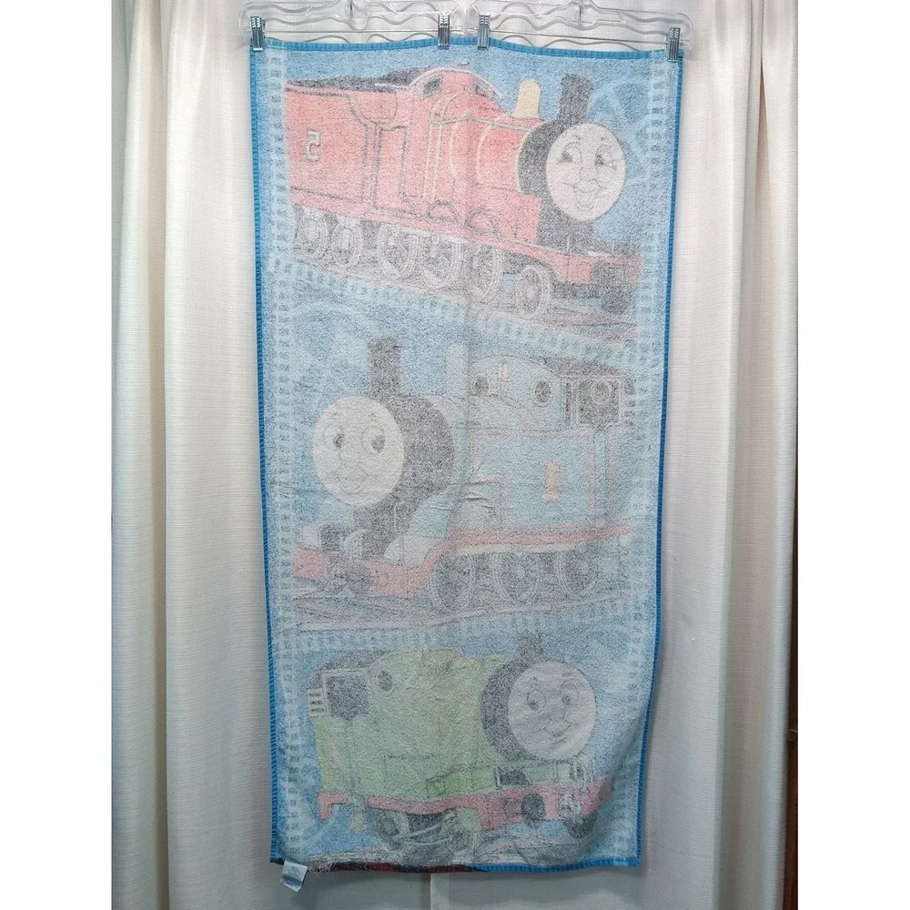 Thomas & Friends Beach Towel Thomas James Percy Blue Cotton Jay Franco 2005